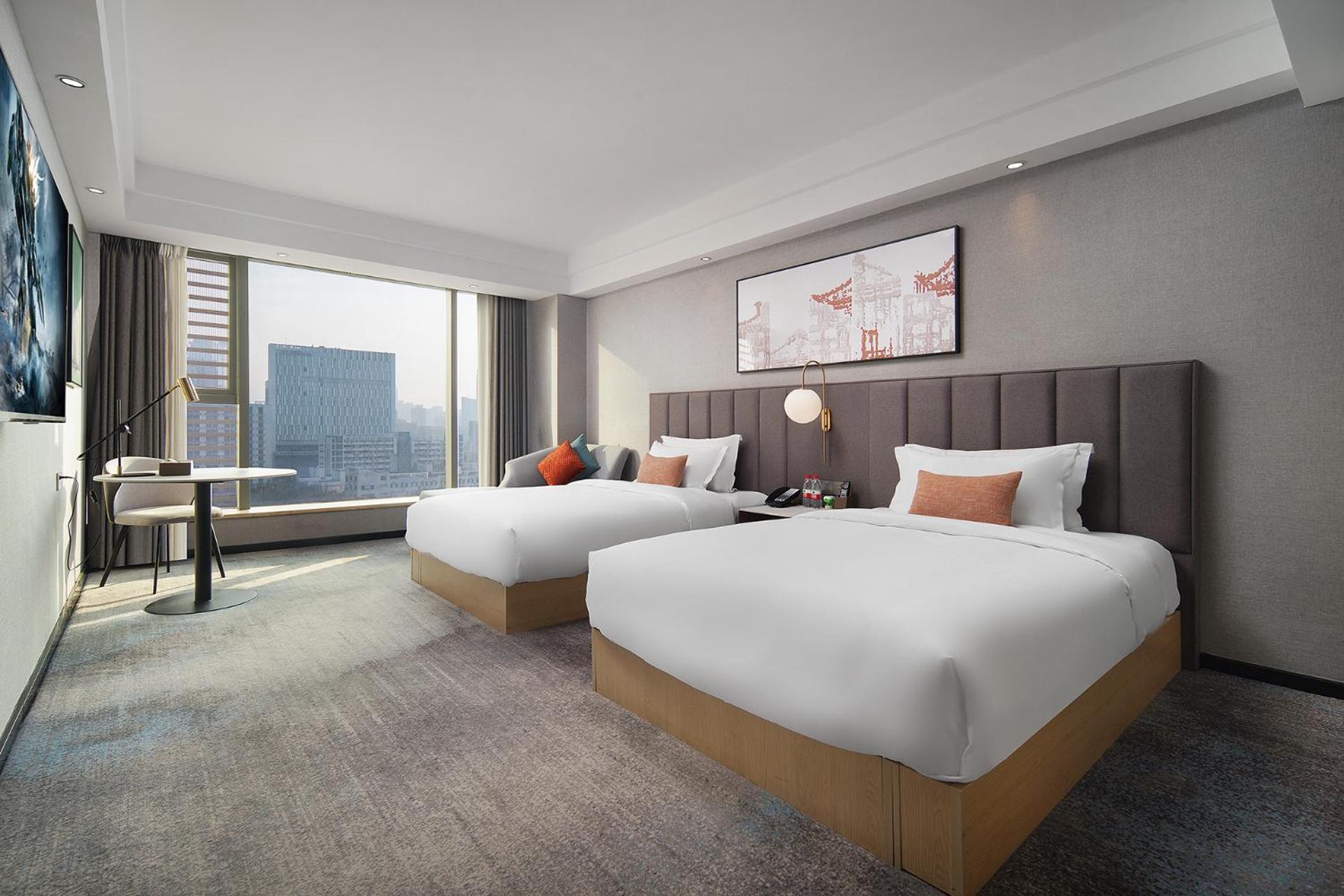 Mehood Lestie International Hotel Linhexi Guangzhou East Railway Branch - Free Shuttle Bus To Canton Fair Complex During Canton Fair Period & Free Afternoon Tea & Free Midnight Snack & Free Vpn Internet Access 外观 照片